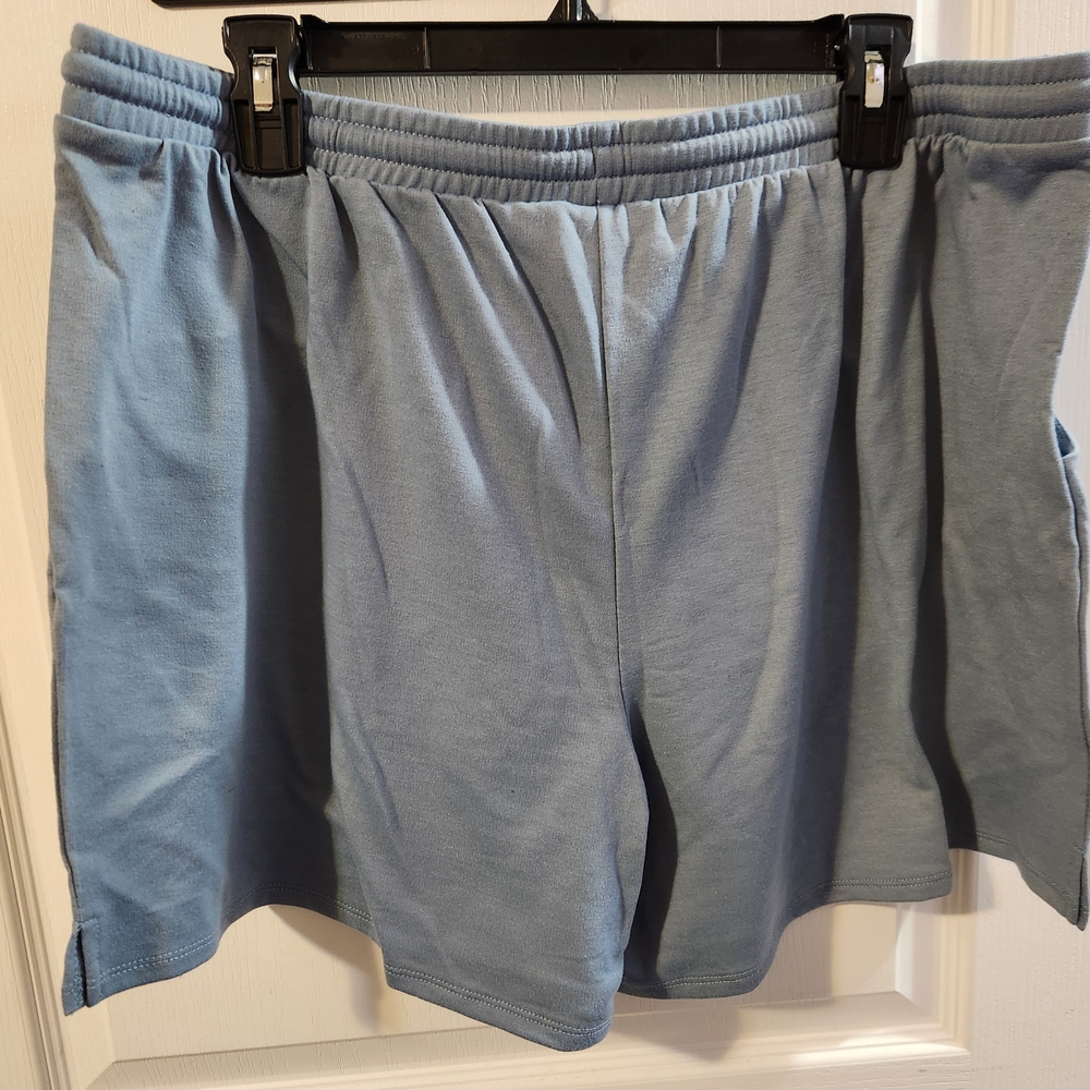 Lucky Brand Soft Blue Short Sleeve Tee & Shorts sleep set XXL - Picture 3 of 5